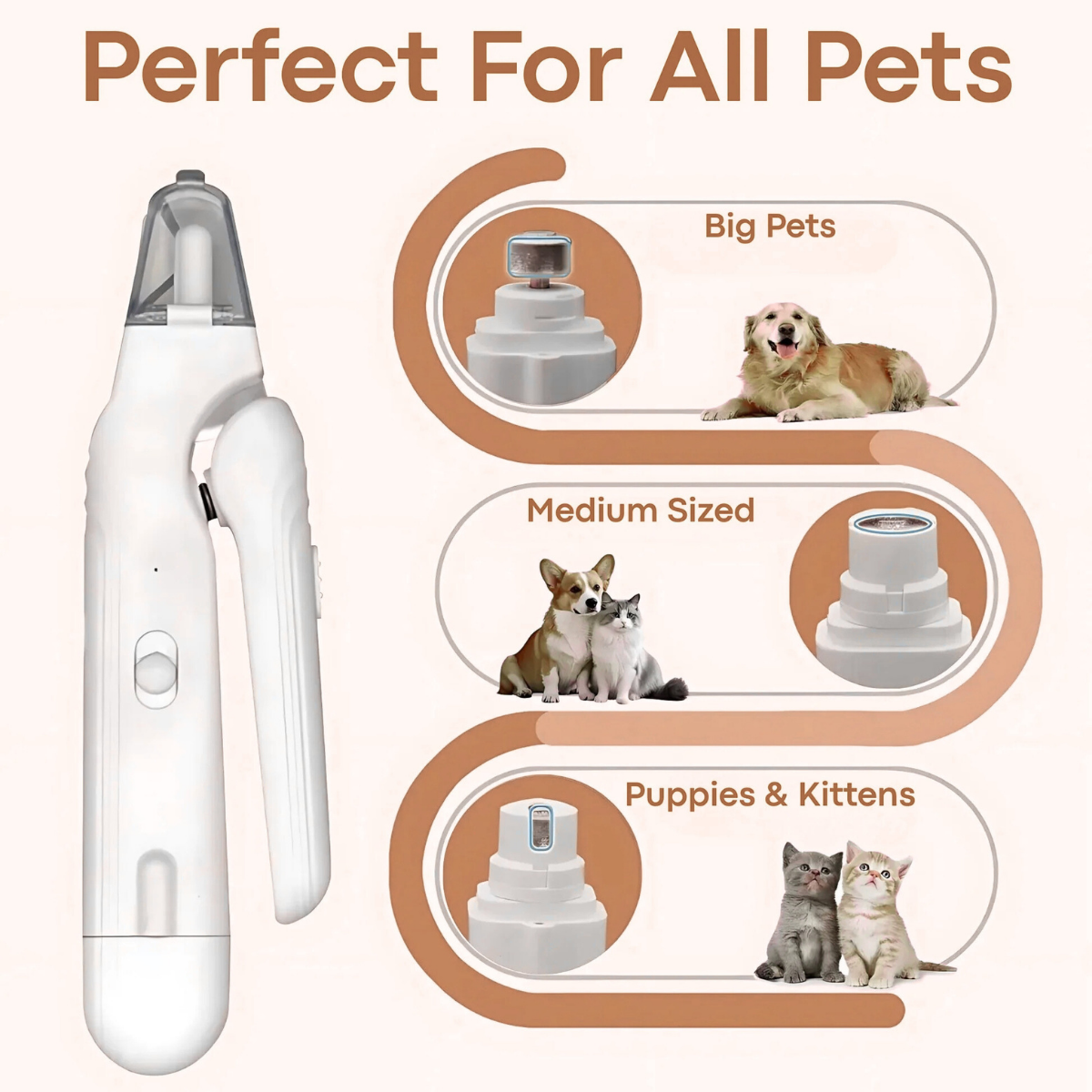 SafeTrim™ Pet Nail Clipper and Filer